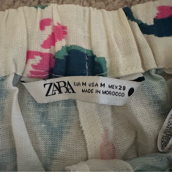 Zara linen blend shorts - Picture 3 of 3